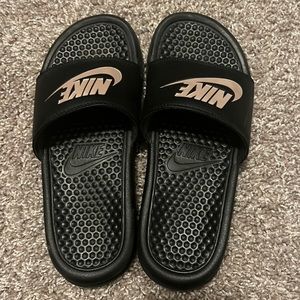 Nike Rose Gold Sandals